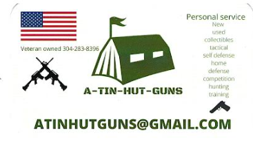 A-Tin-Hut-Guns veteran-owned business card